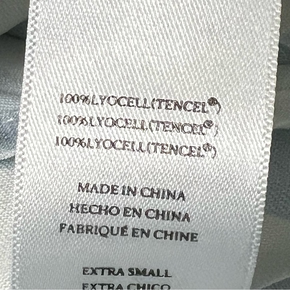 Rails x Anthropologie Top Uli Block Stripe Lace Up White Western Boho - Picture 11 of 14